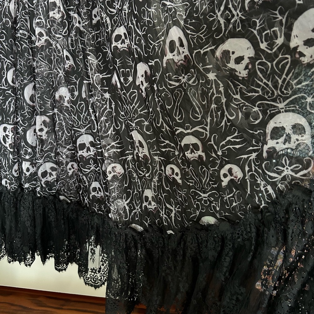 Dolls Kill - Dance With Death - Beautiful Skeleton Gown NWOT - Picture 7 of 11